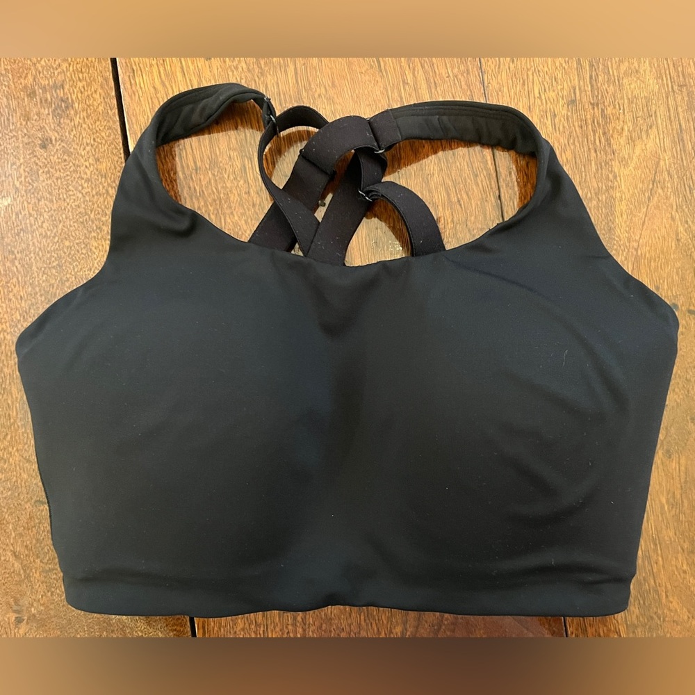 Lululemon Black Sports Bra with Adjustable cross cross straps